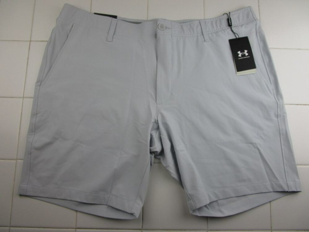 Under Armour Storm Drive Taper Golf Shorts 9" Gray Men's Size 42 Activewear